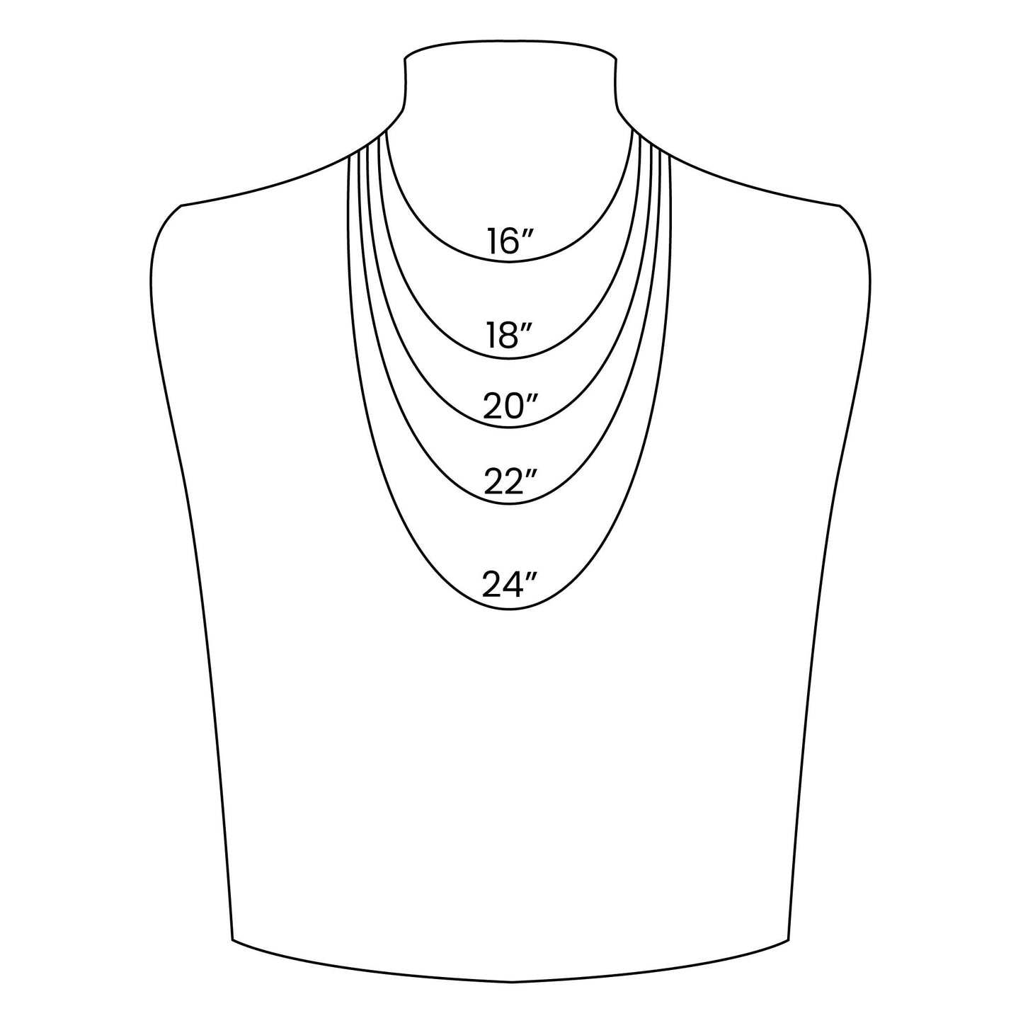 Stainless Steel Loop Chain Necklace-Rose Gold