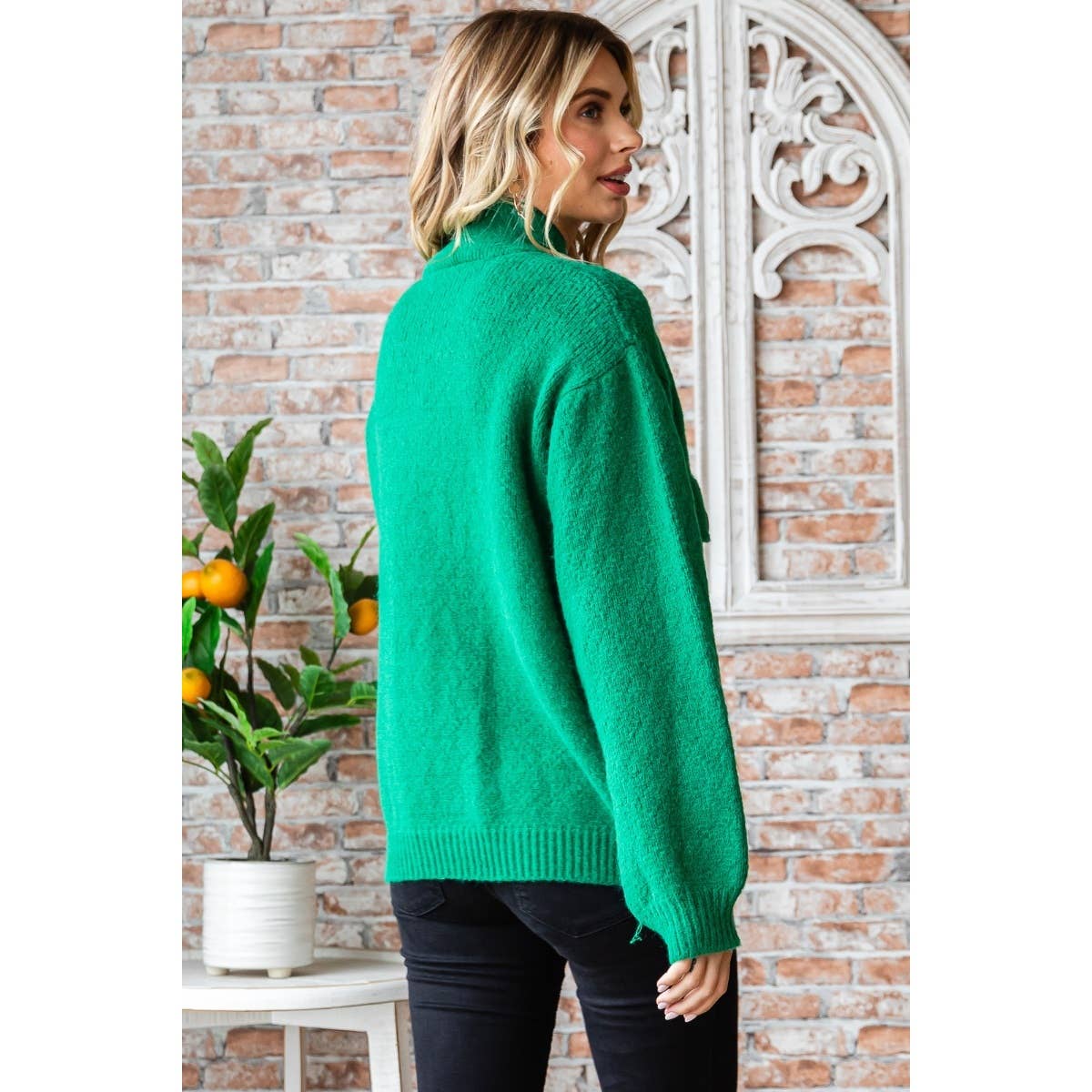 APPLE GREEN Cardigan