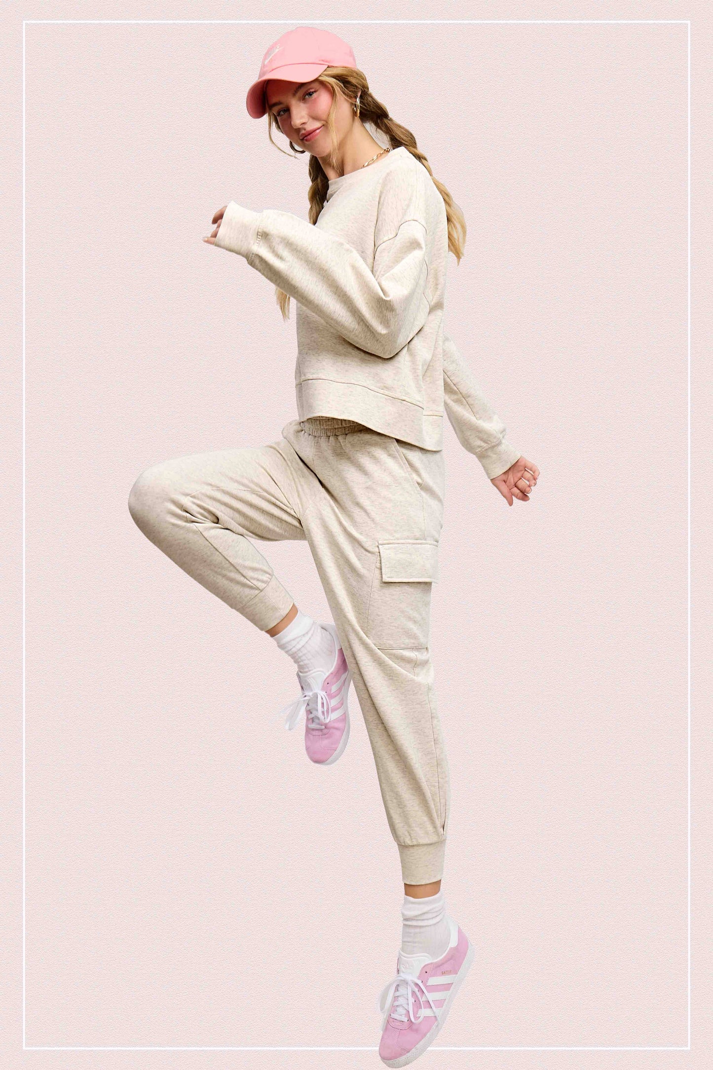 Comfy Loose Fit Sporty Everyday Activewear Set