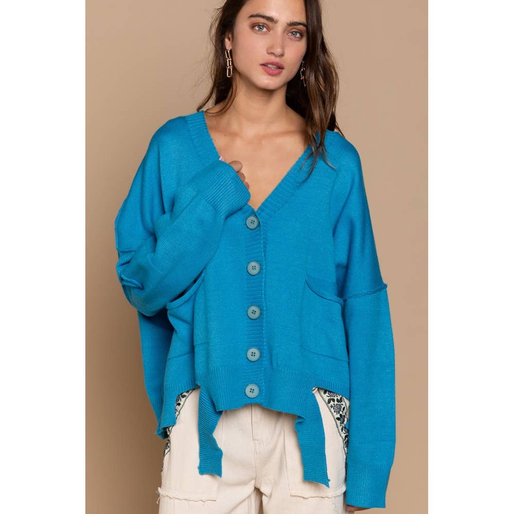POL CUT IT OUT CARDIGAN