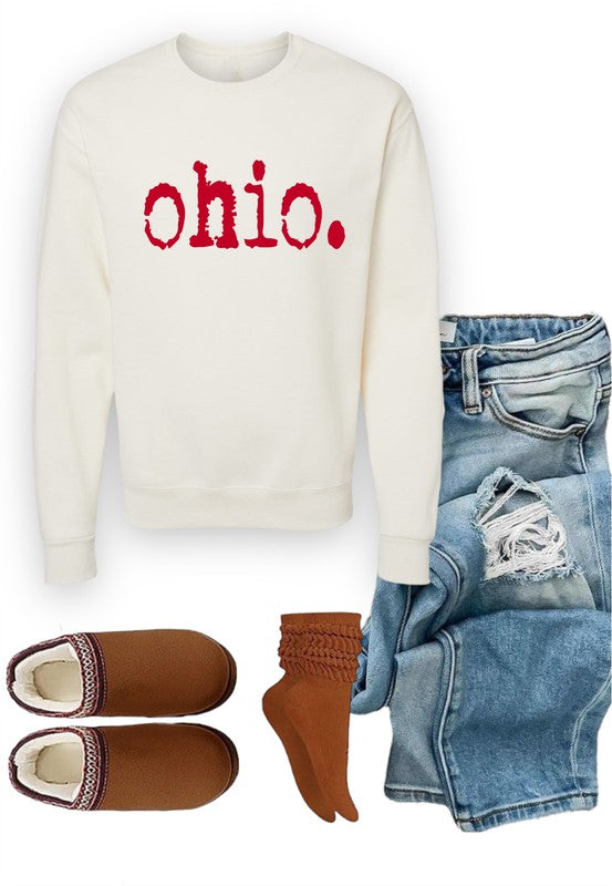 Ohio Game Day Crew Sweatshirt