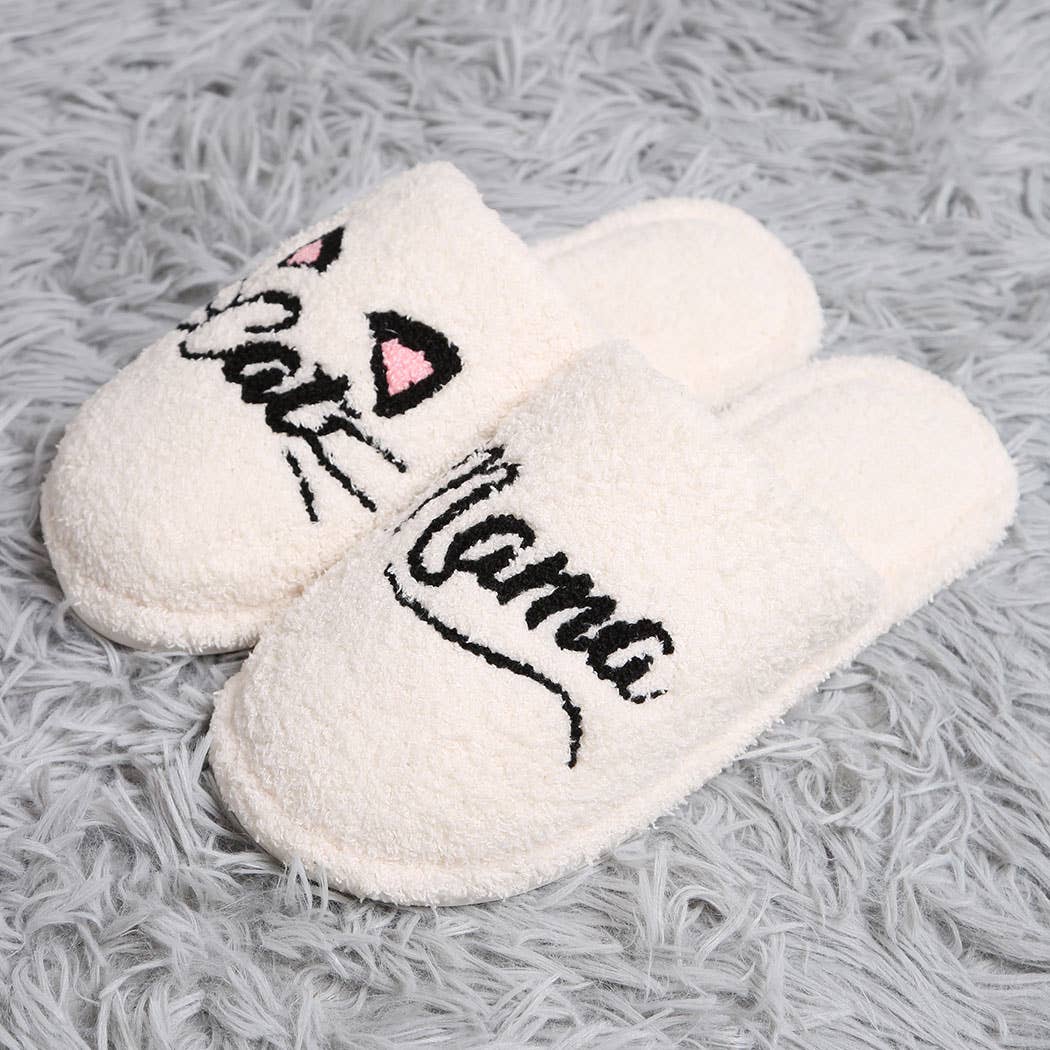 Cat Mama Slippers