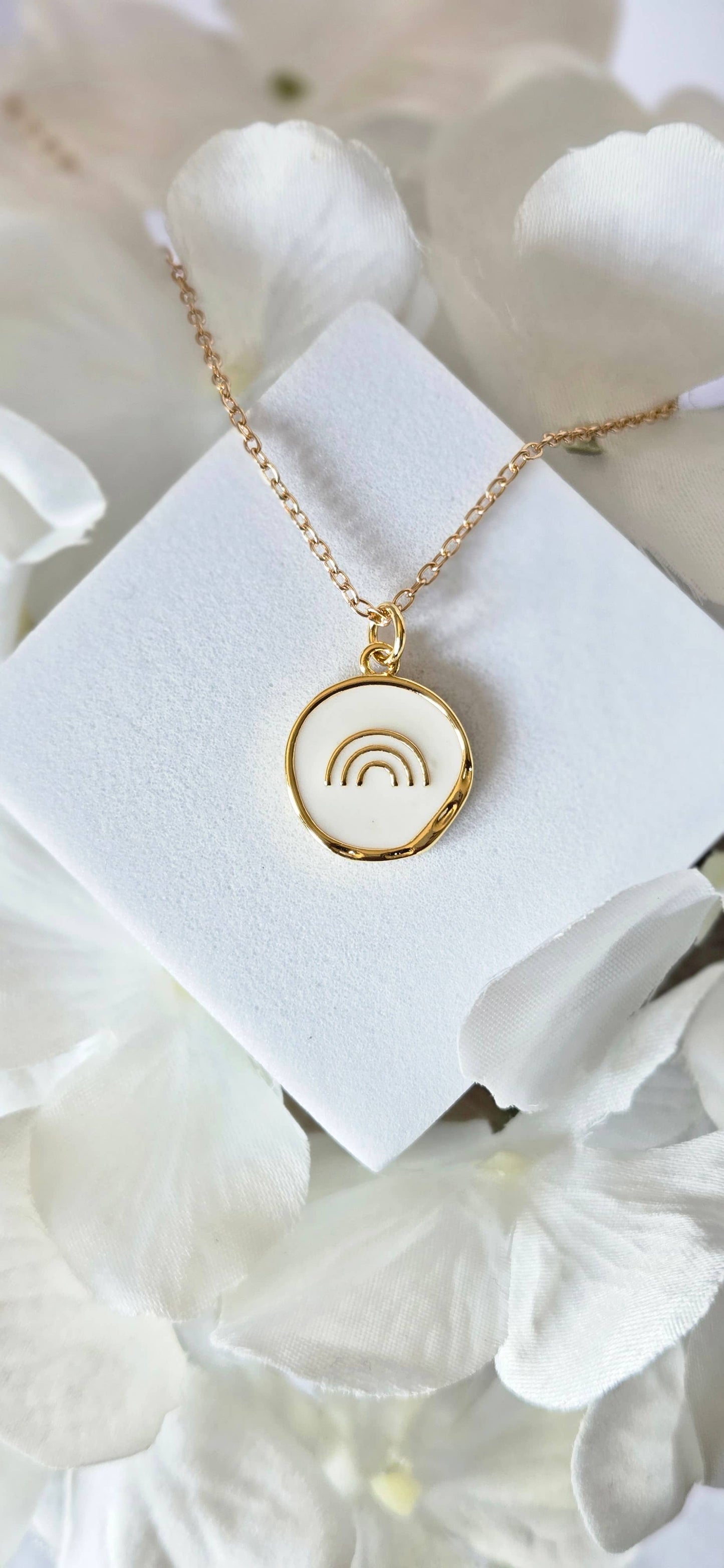 White Rainbow Necklace