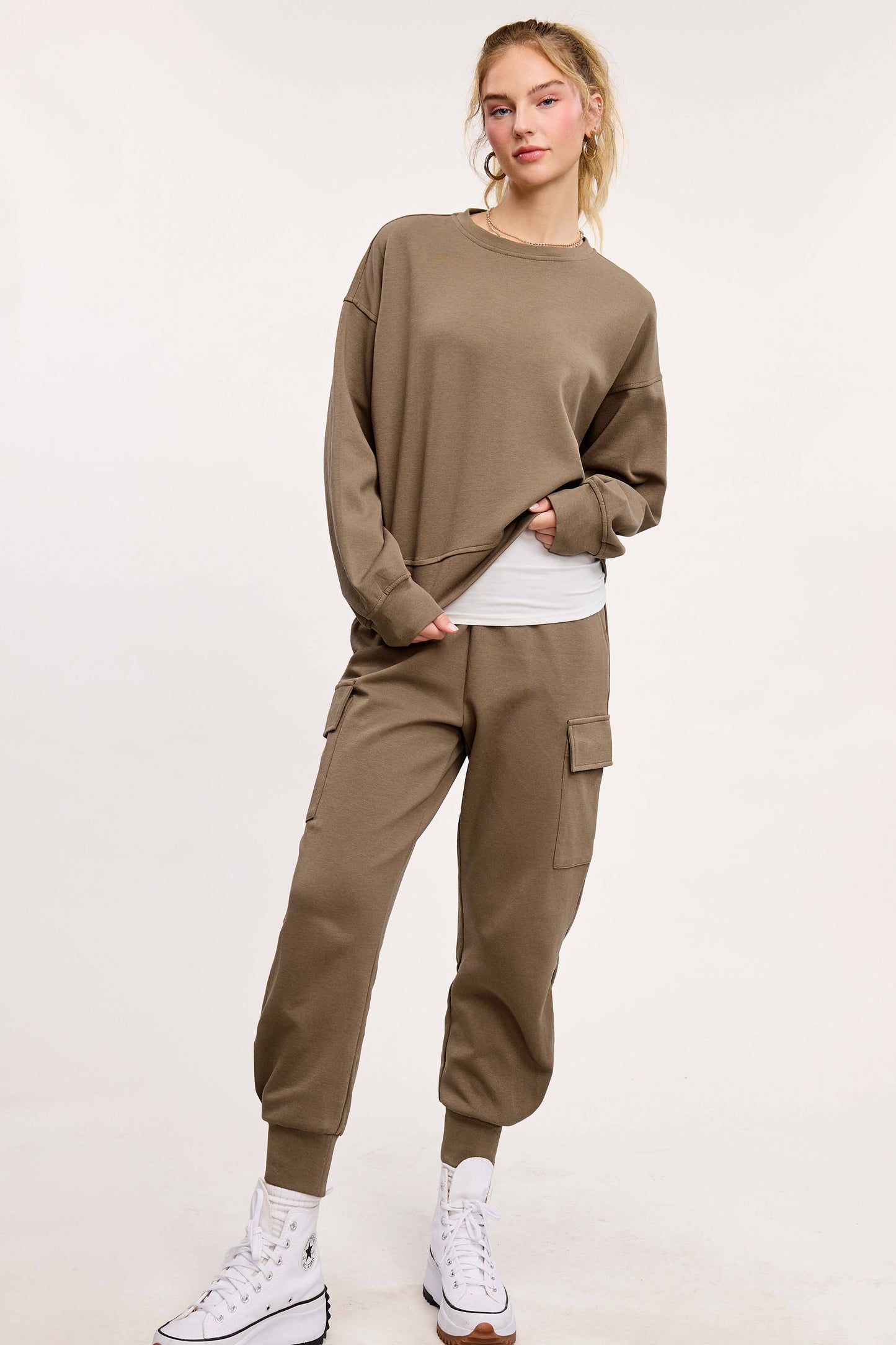 Comfy Loose Fit Sporty Everyday Activewear Set
