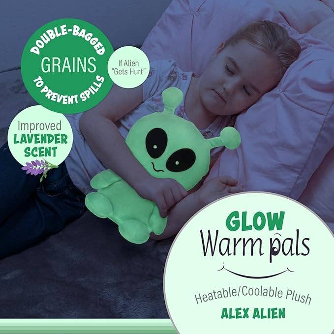 Alex Alien Glow-in-the-Dark Warm Pal