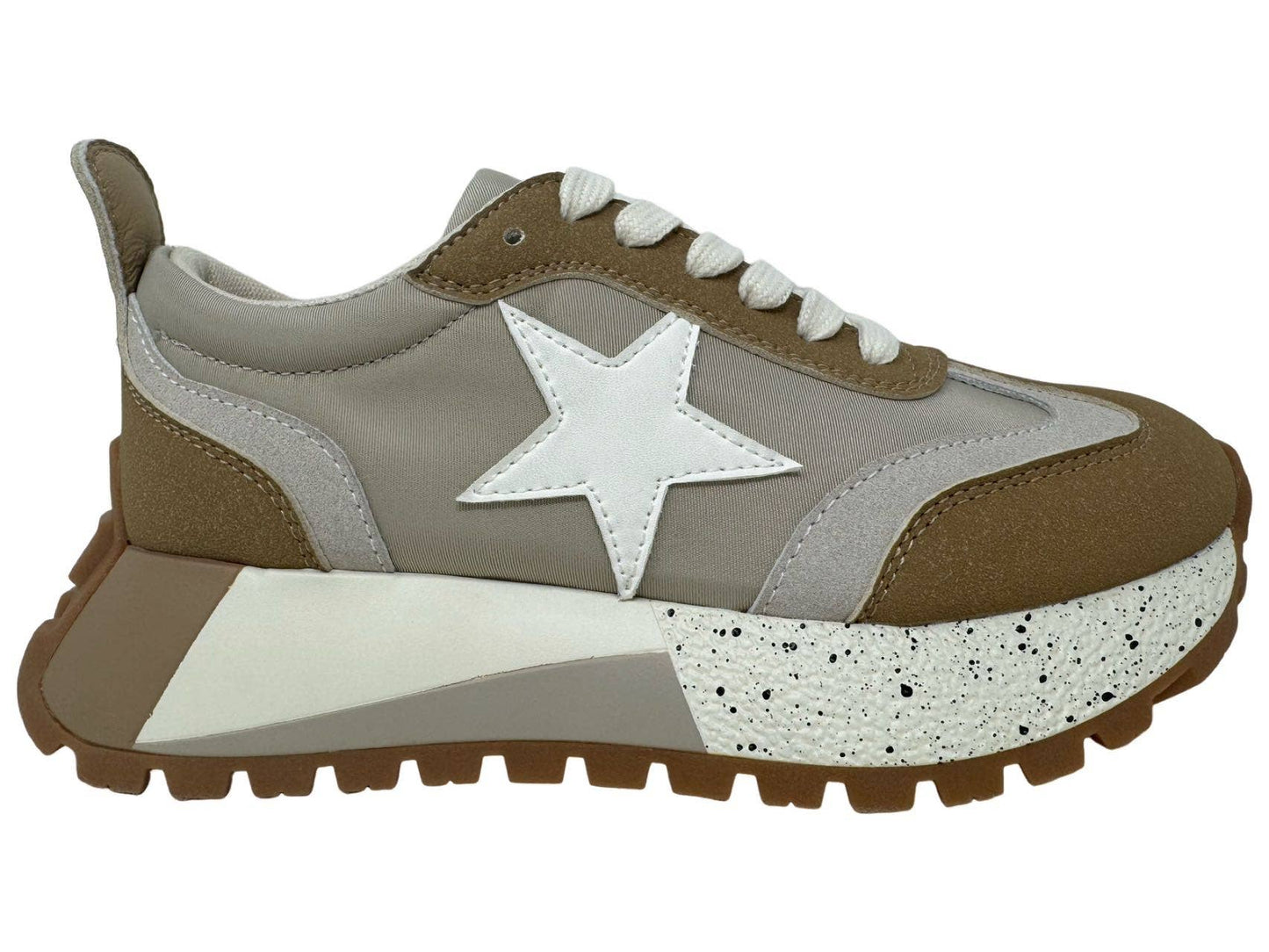 Joey-Very G Mixed Media Retro Sneaker