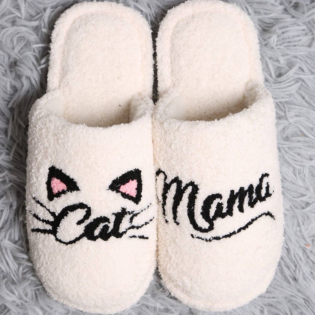 Cat Mama Slippers