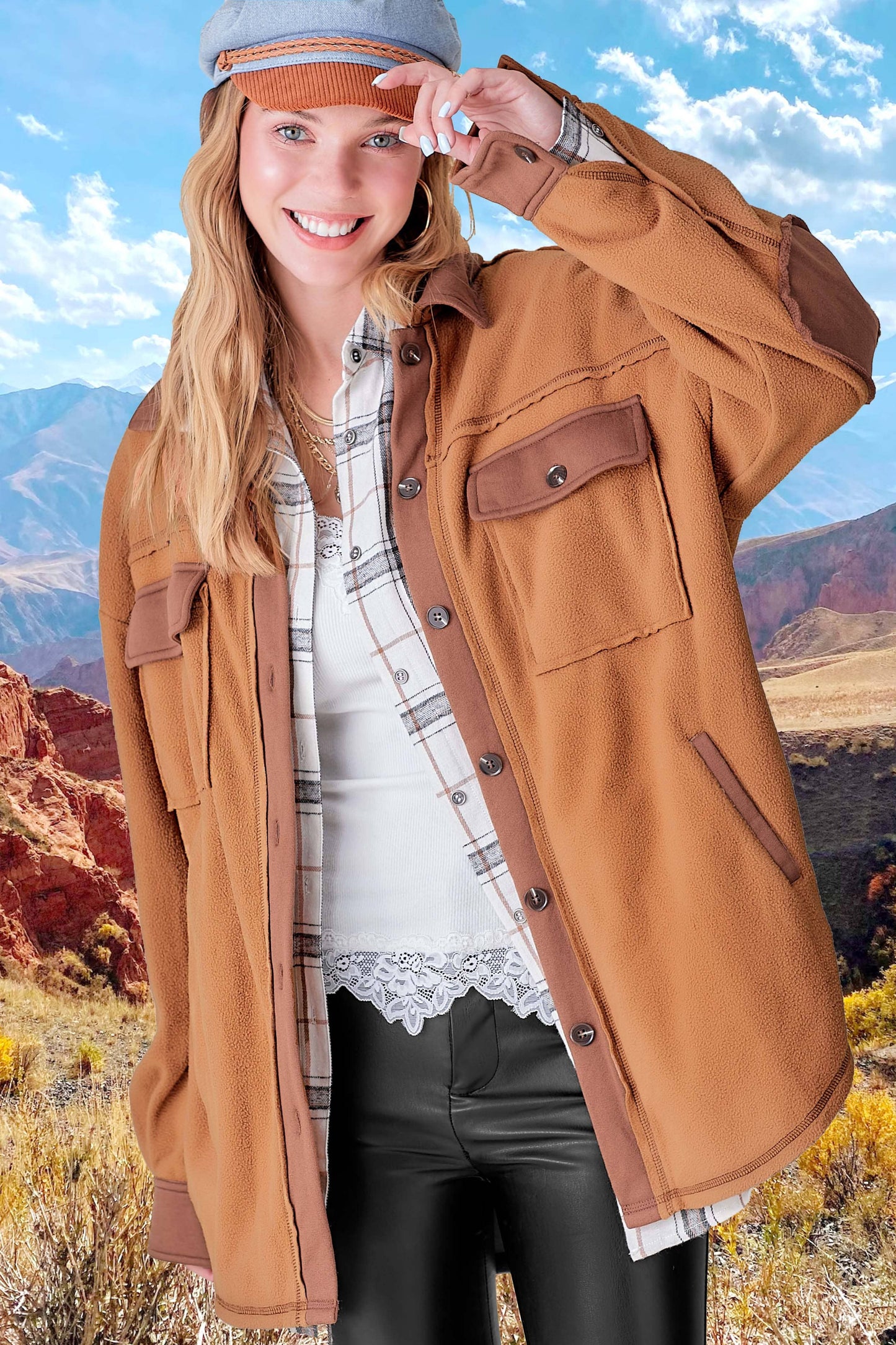 A Walk In The Woods Fleece Shacket