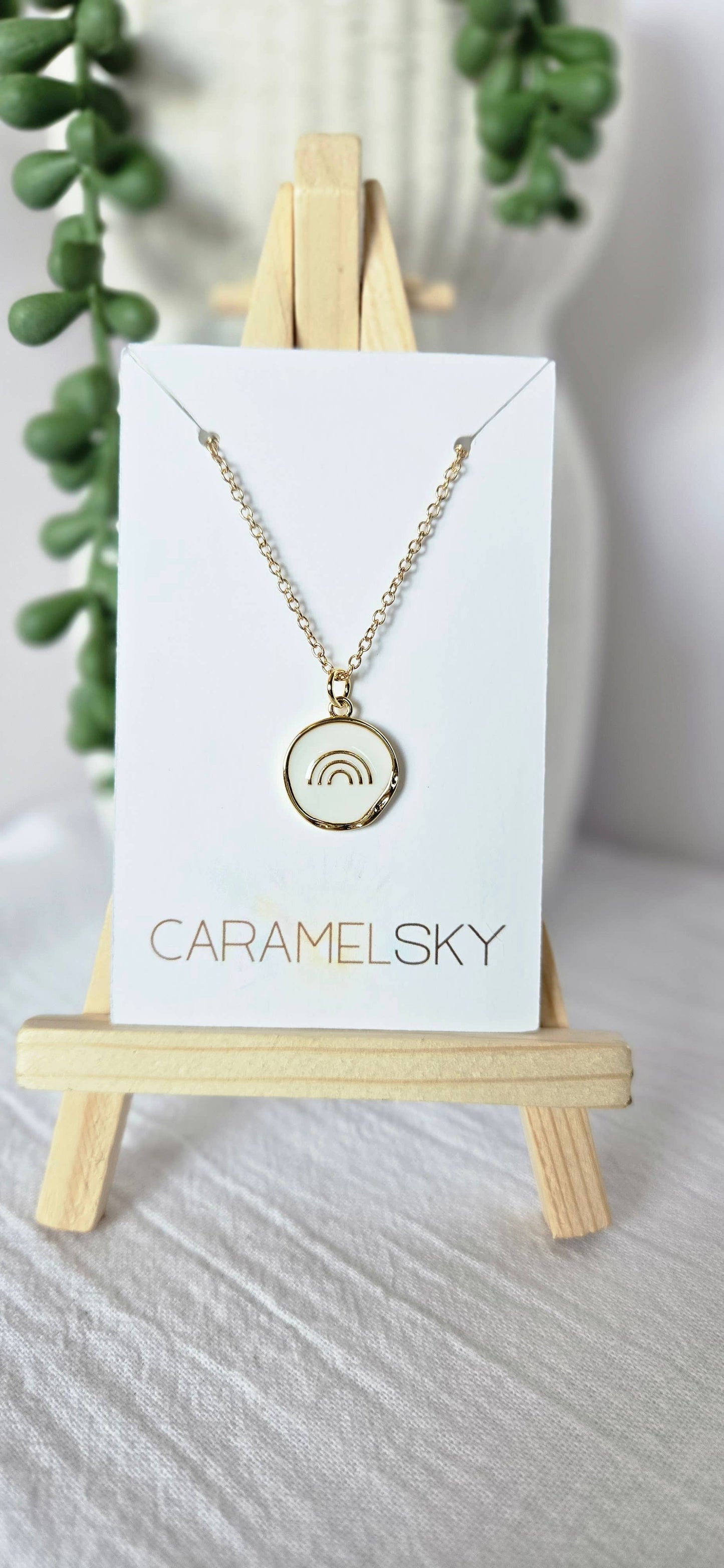 White Rainbow Necklace