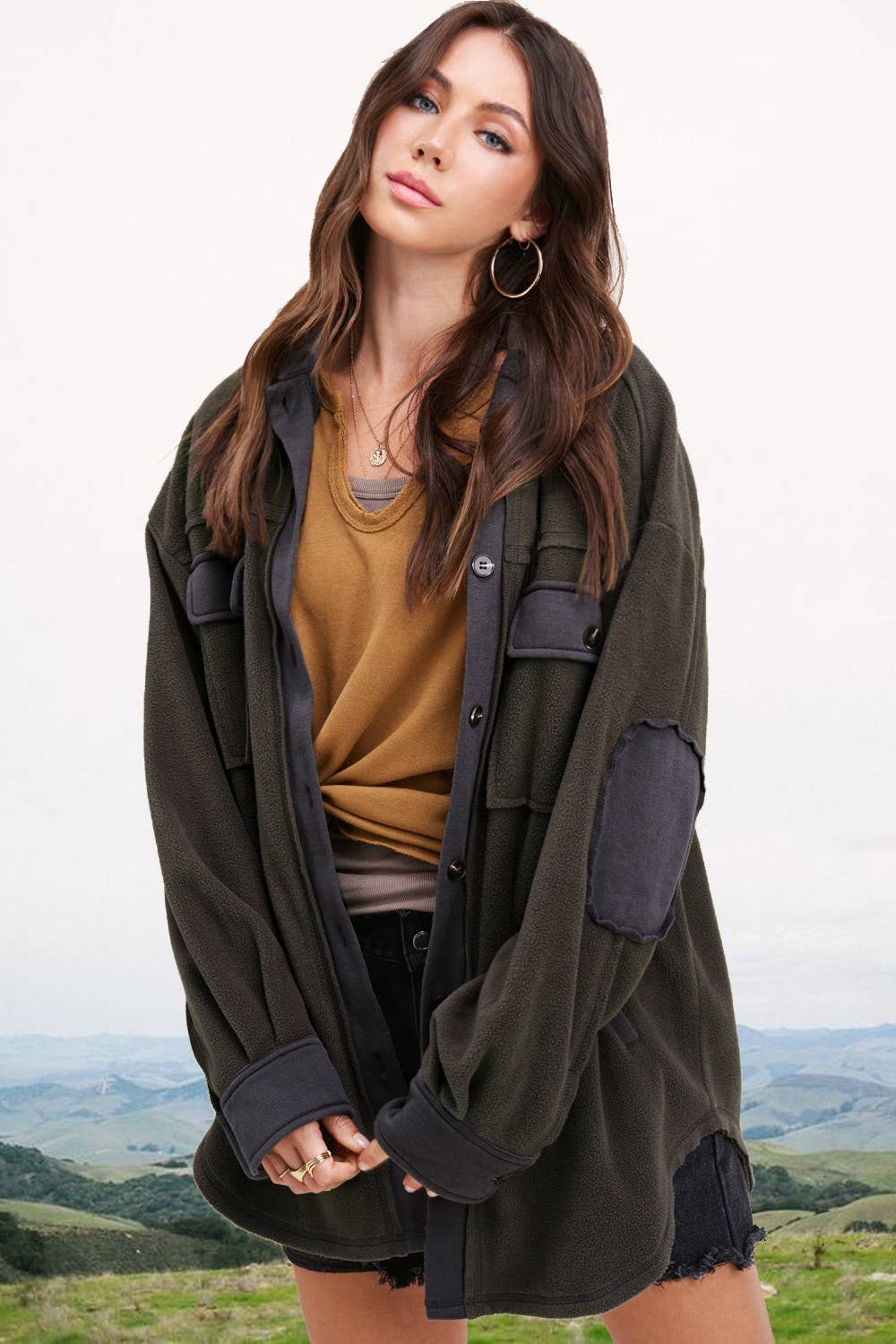 A Walk In The Woods Fleece Shacket