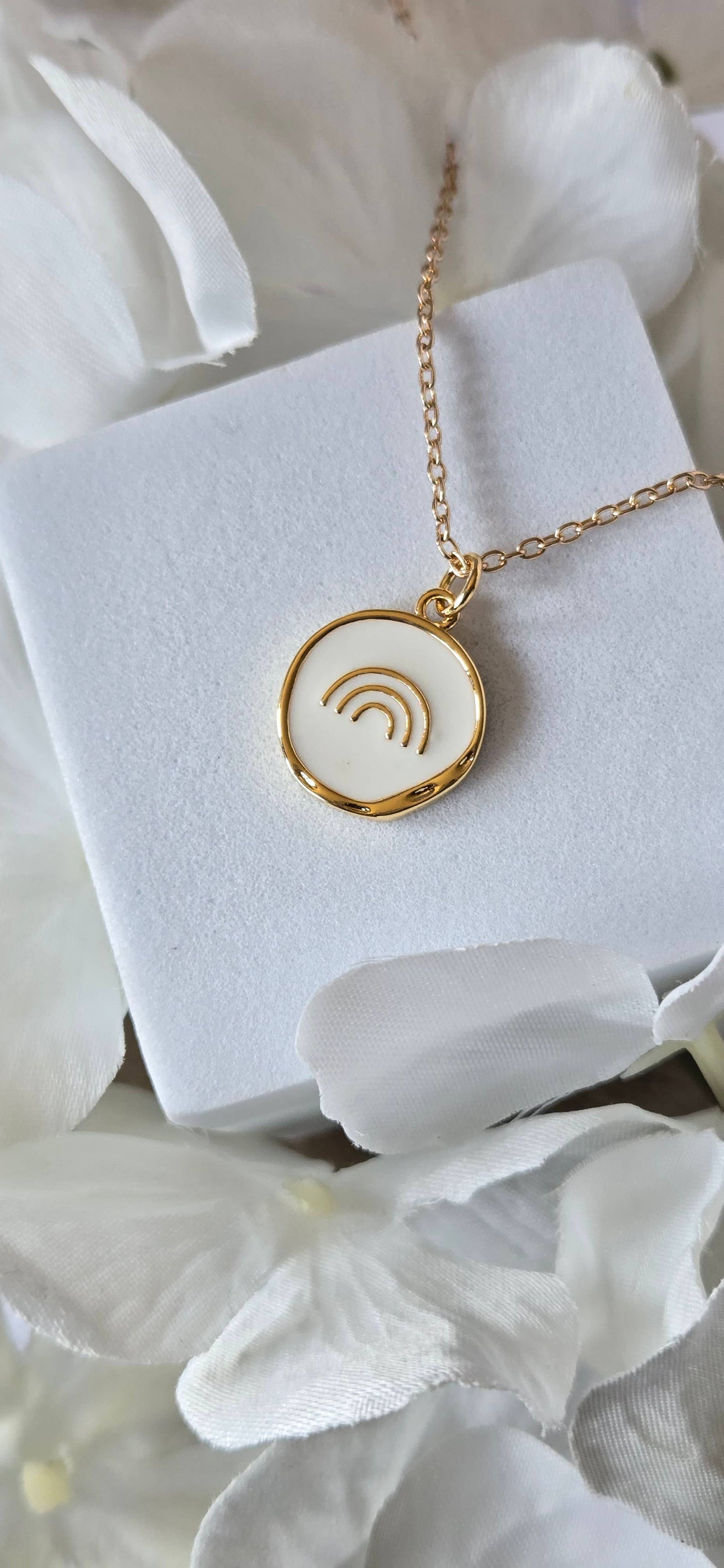 White Rainbow Necklace