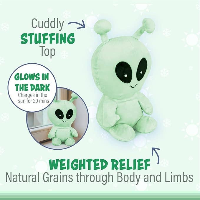 Alex Alien Glow-in-the-Dark Warm Pal