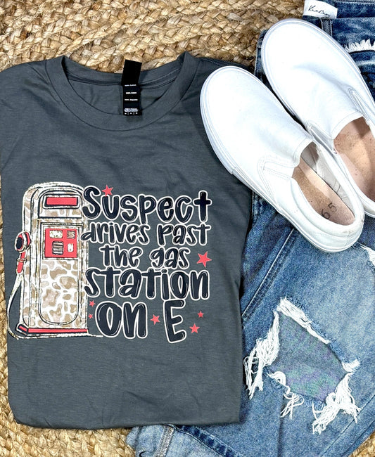 Gas Suspect Tee Gray