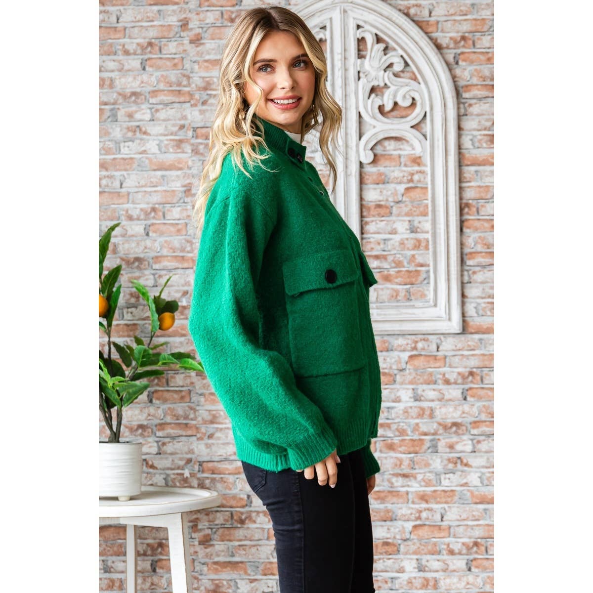 APPLE GREEN Cardigan