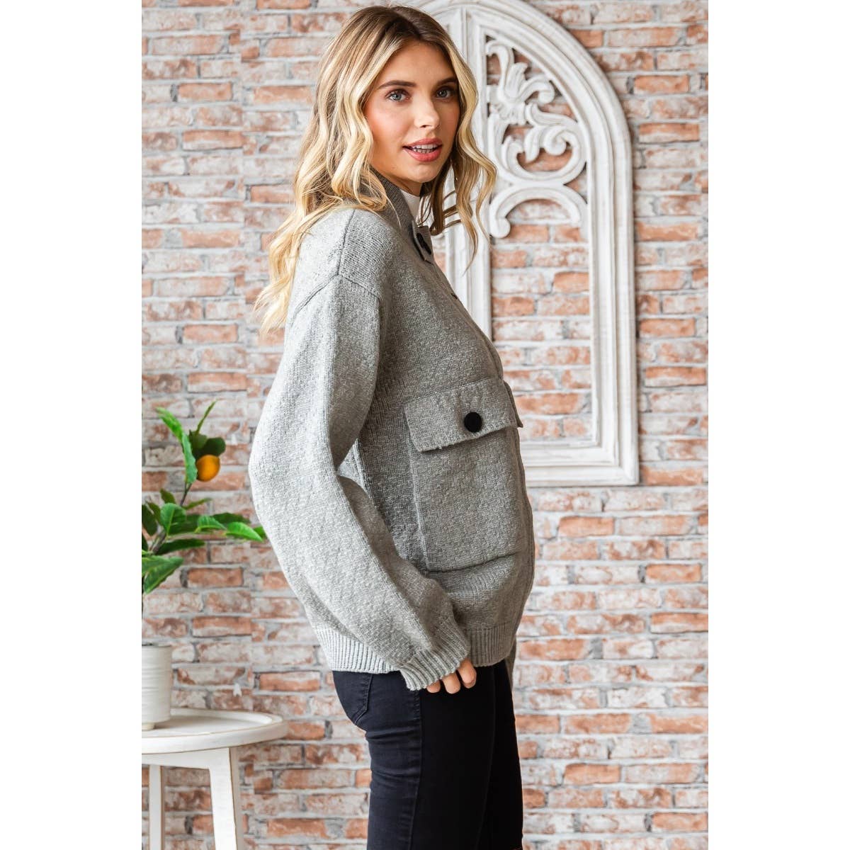 APPLE GREEN Cardigan