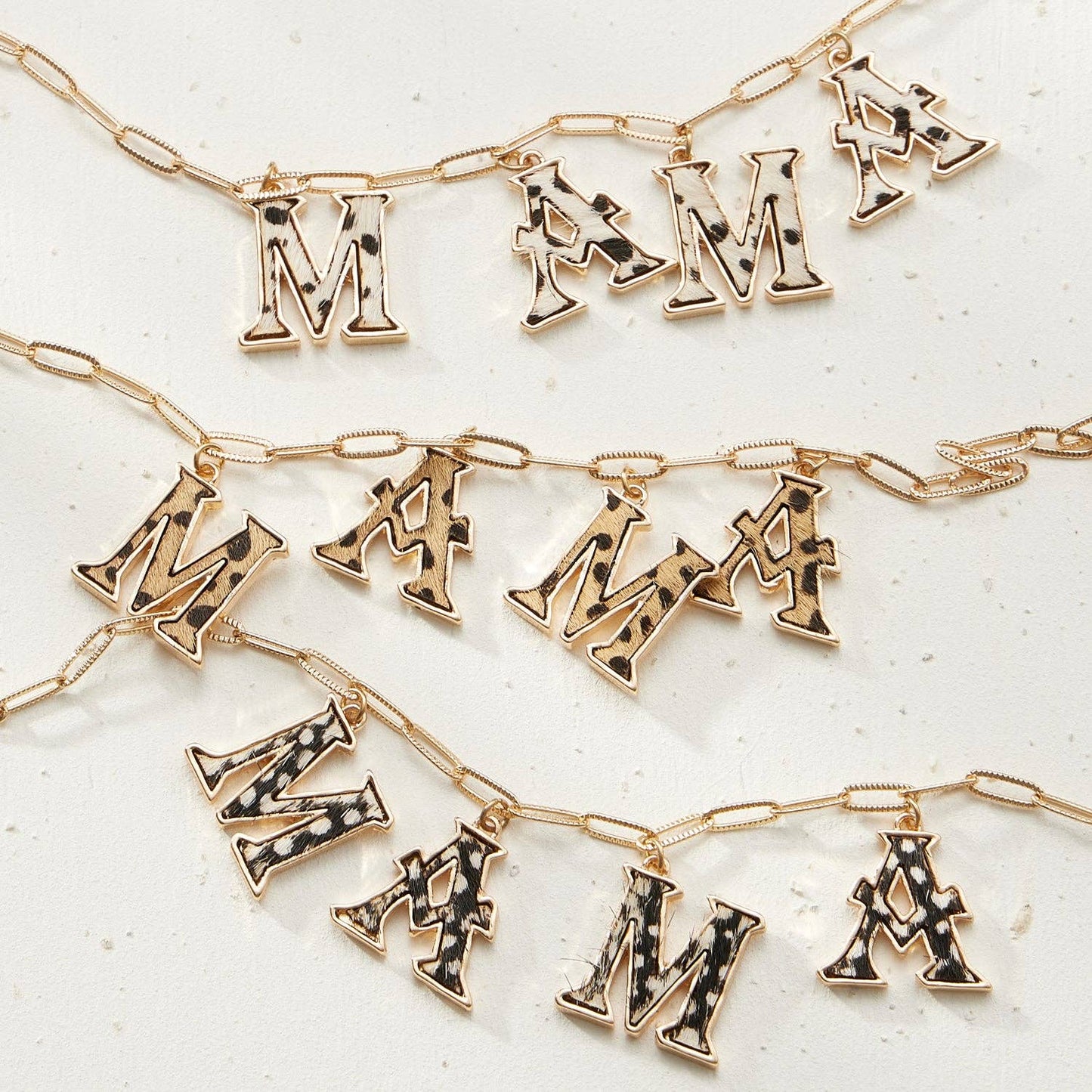 Animal Print Mama Statement Necklace