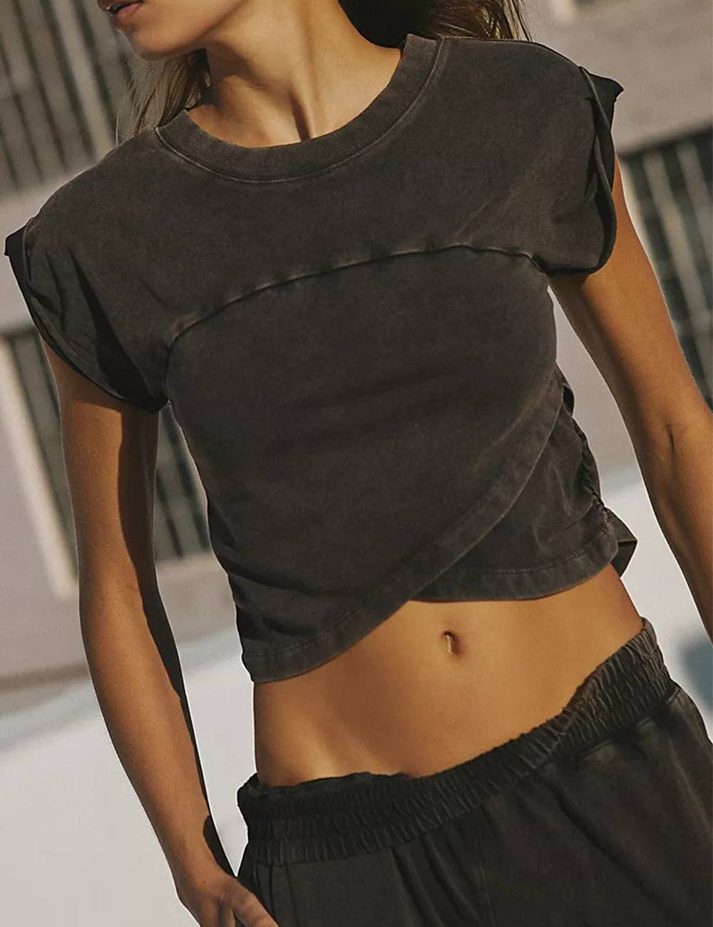 DO YOU DARE Crop Top and Pants Set