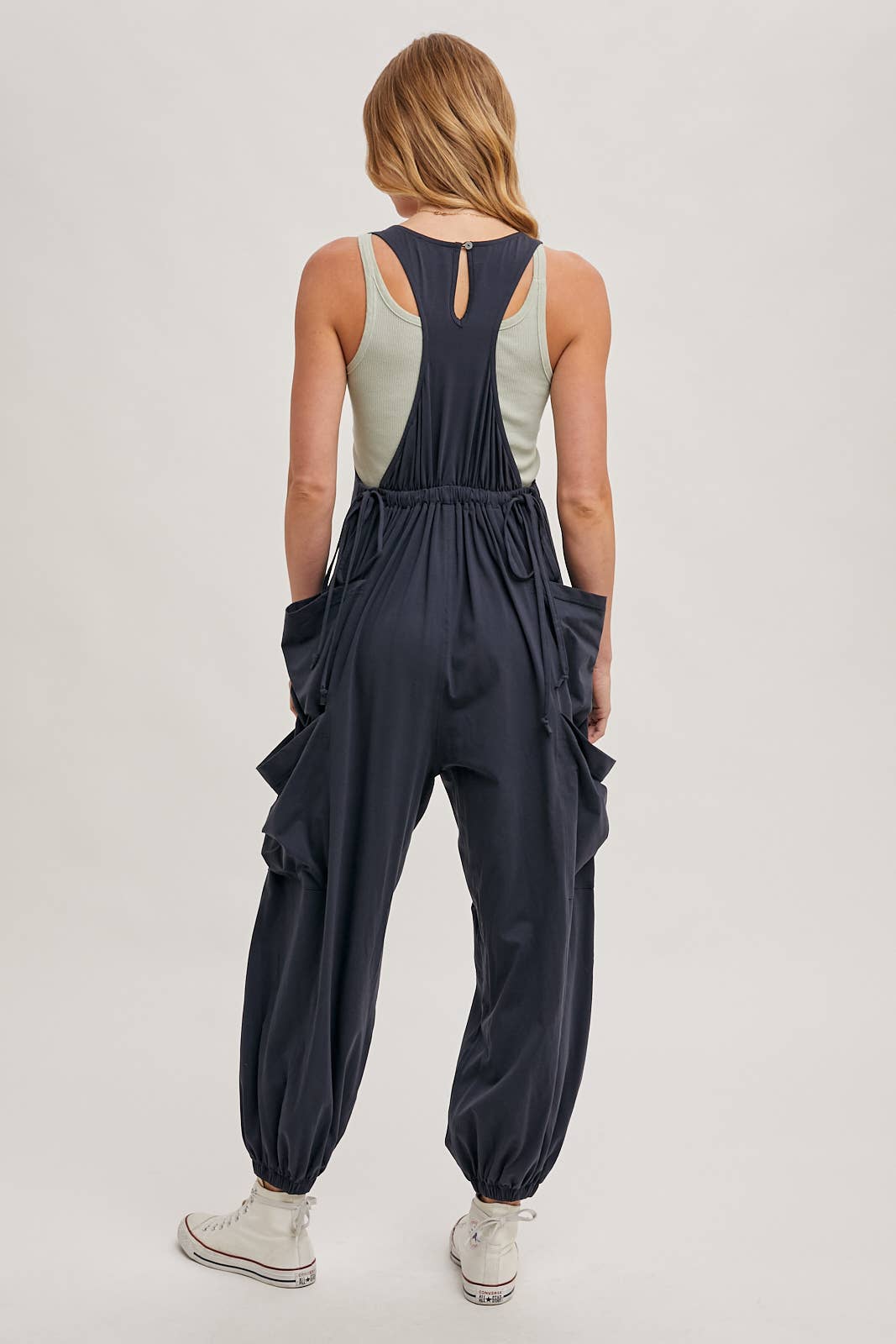 BLUIVY RELAXED FIT JUMPSUIT WITH POCKETS