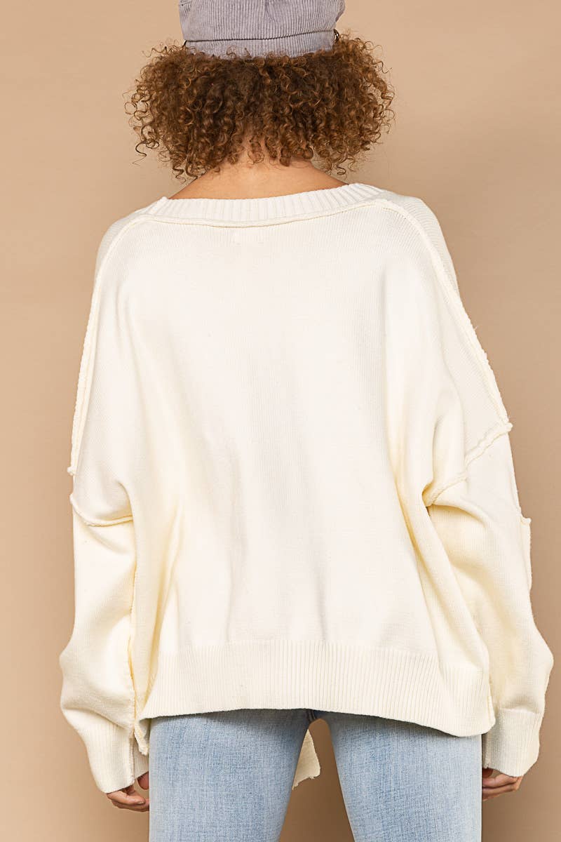 POL CUT IT OUT CARDIGAN