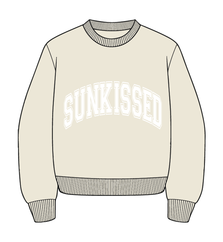 SUNKISSED Embroider Sweatshirt