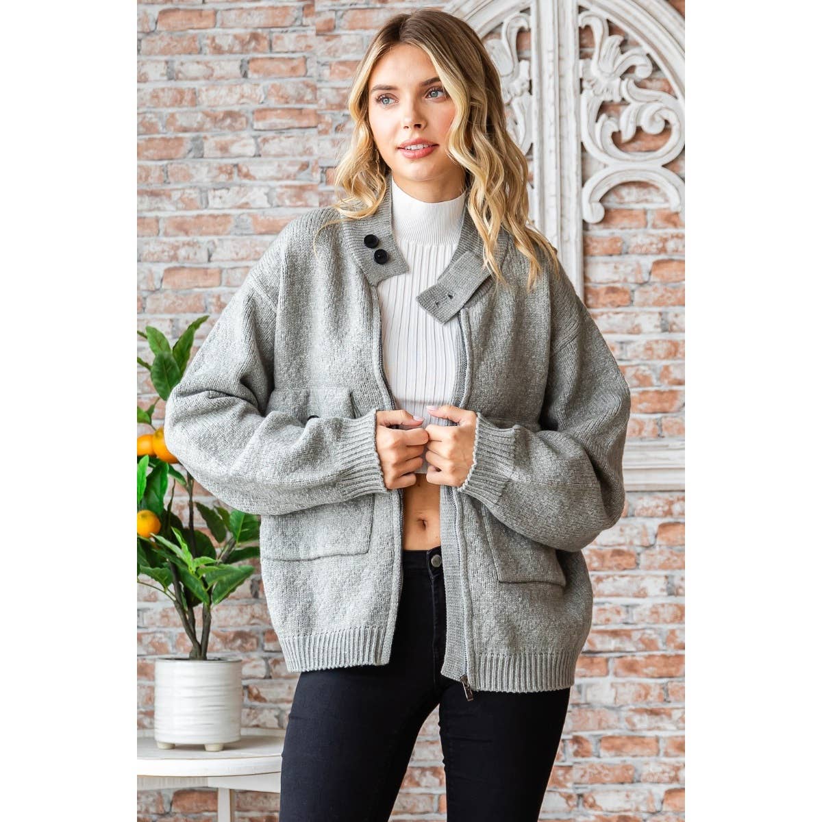 APPLE GREEN Cardigan
