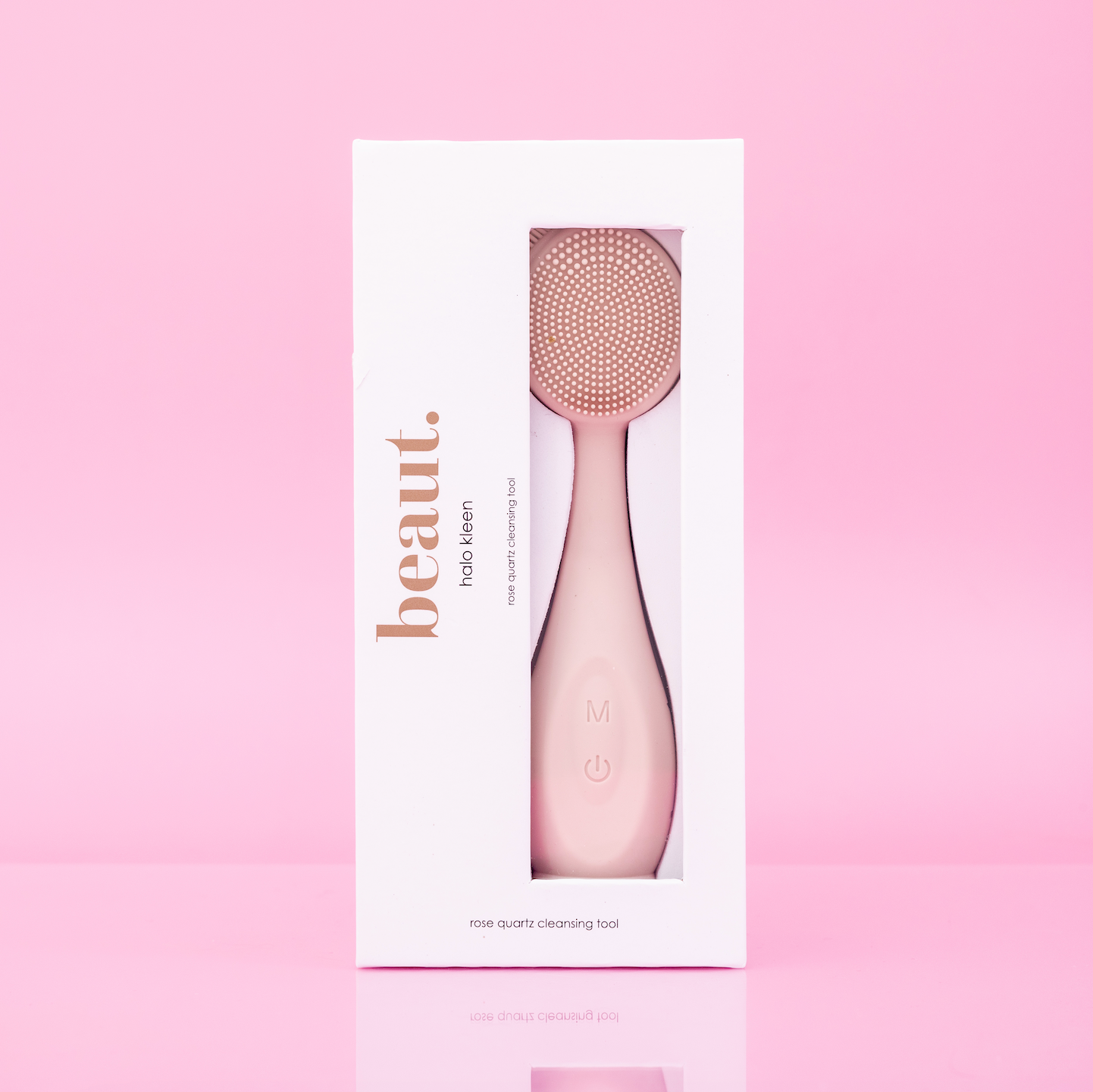 BEAUT Nude Halo Kleen Rose Quartz Cleansing Tool