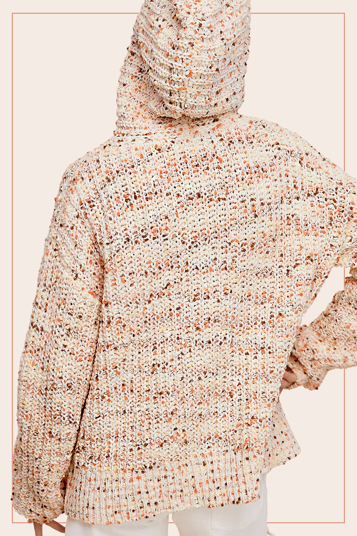 Pumpkin Pie Confetti Zip-Up Hoodie Sweater