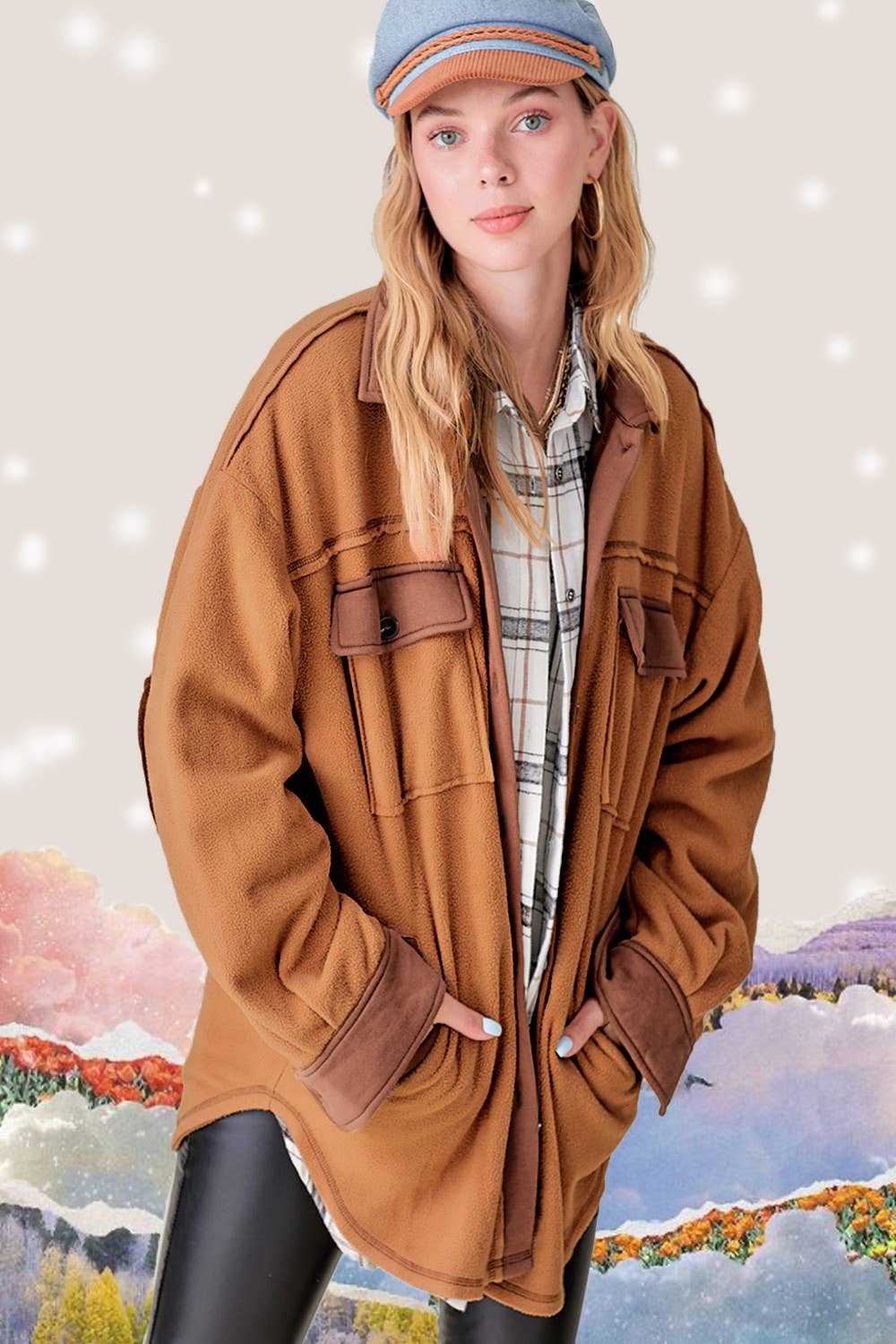 A Walk In The Woods Fleece Shacket