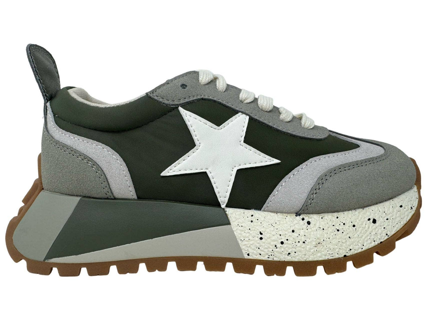 Joey-Very G Mixed Media Retro Sneaker