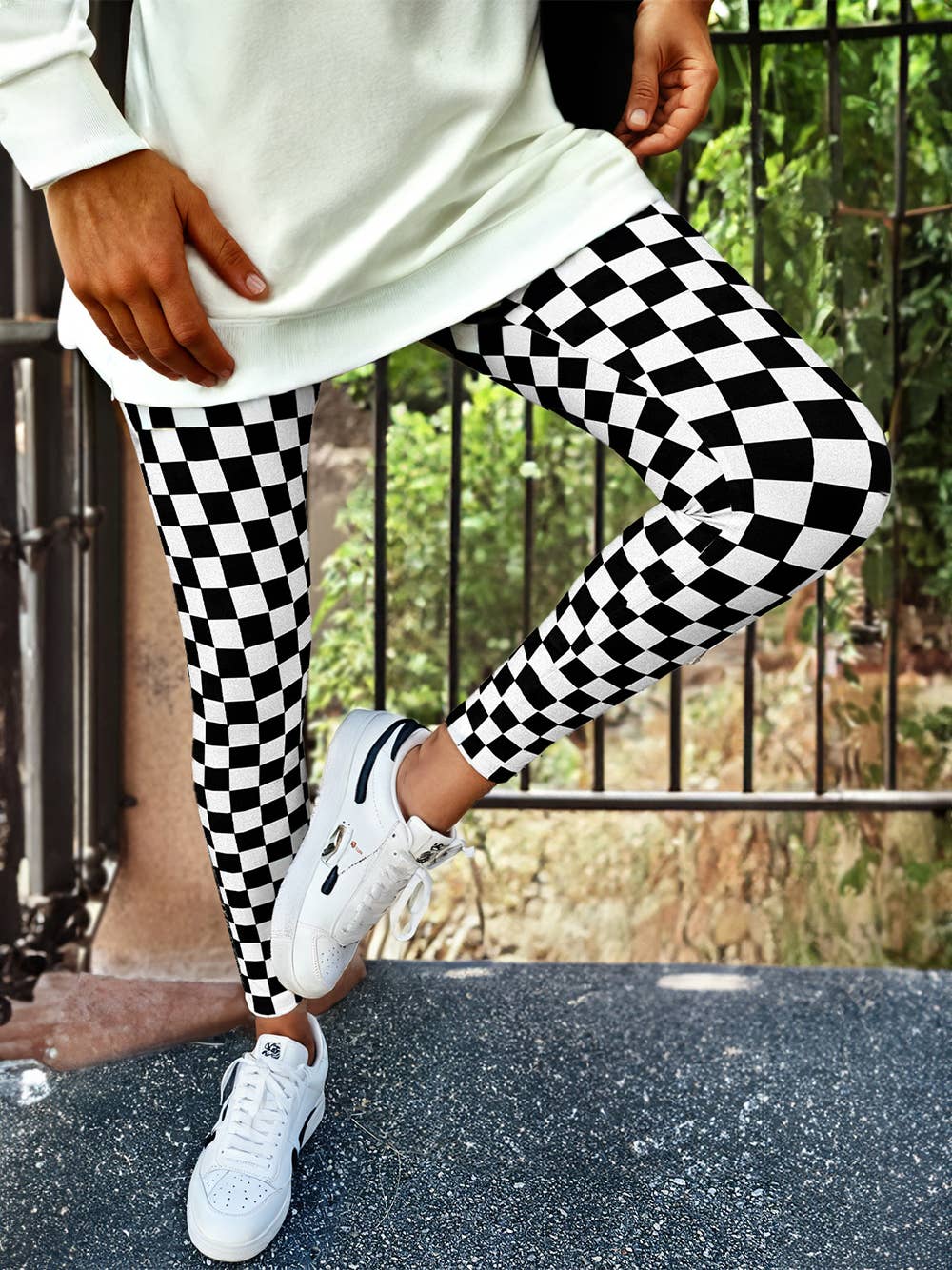 Checkered Leggings