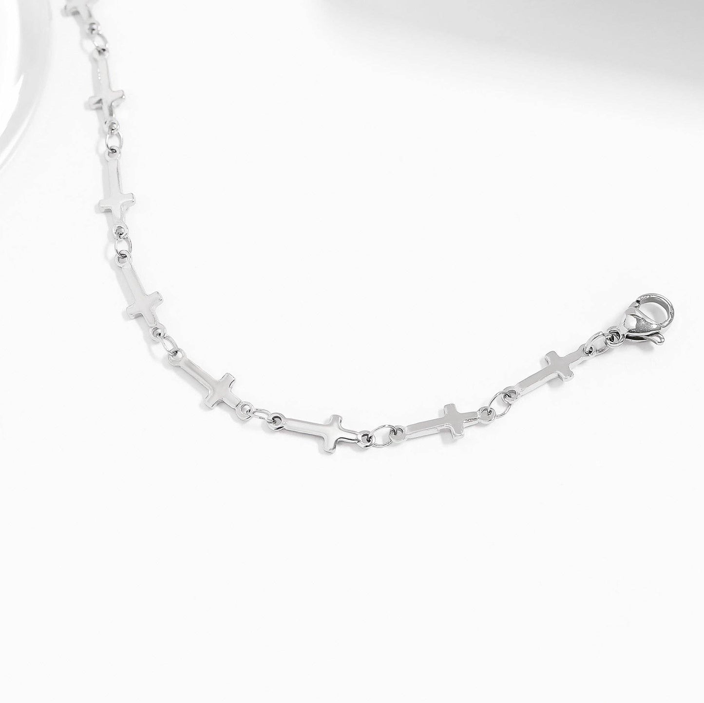 Cross Chain Bracelet
