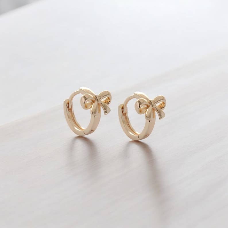All Done Up | Gold-Plated Huggie Earrings