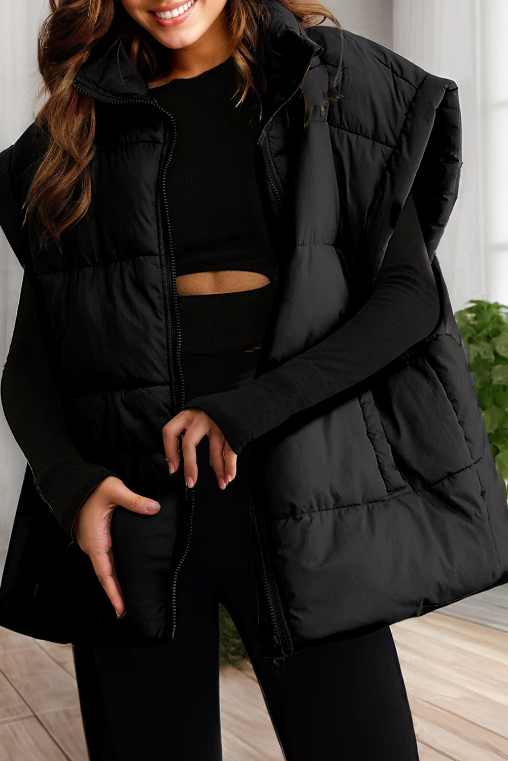 Stand Alone Oversized Puffer Vest