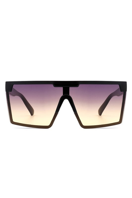 Oversize Square Flat Top Fashion Women Sunglasses