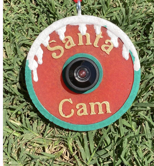 Santa Cam Car Freshie Fresh Sparkling Snow