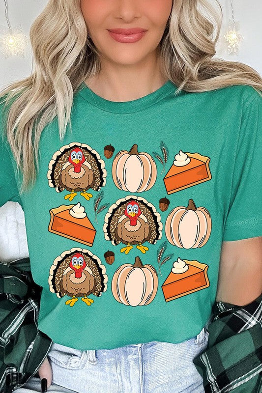 TURKEY AND PIE UNISEX SHORT SLEEVE