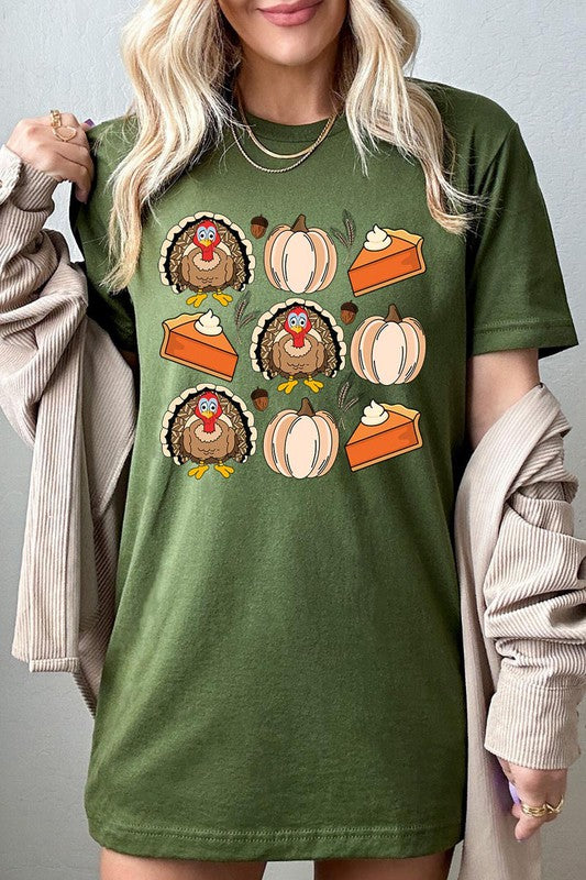 TURKEY AND PIE UNISEX SHORT SLEEVE