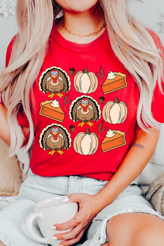 TURKEY AND PIE UNISEX SHORT SLEEVE