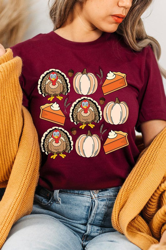 TURKEY AND PIE UNISEX SHORT SLEEVE