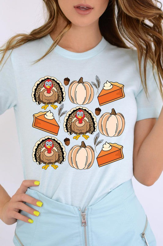 TURKEY AND PIE UNISEX SHORT SLEEVE