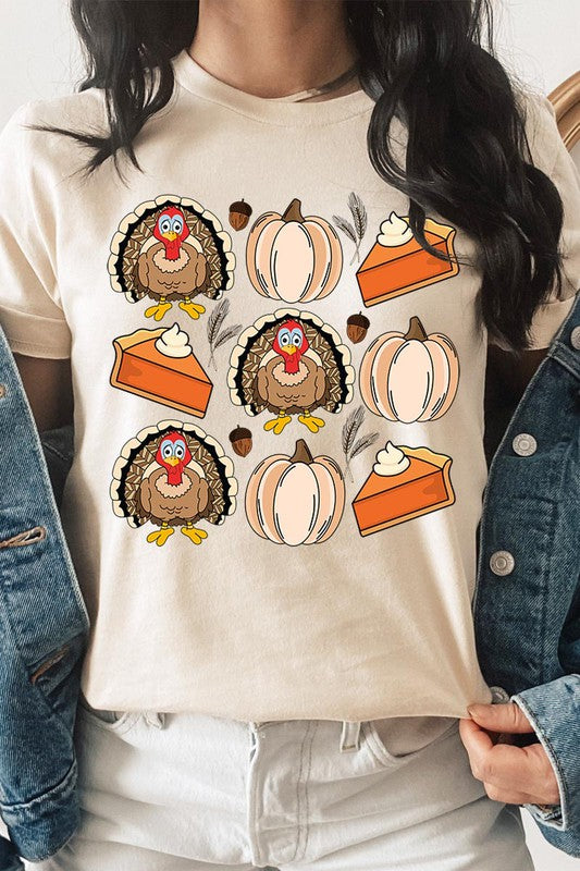 TURKEY AND PIE UNISEX SHORT SLEEVE