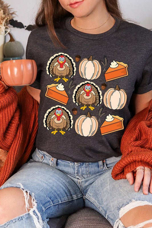 TURKEY AND PIE UNISEX SHORT SLEEVE