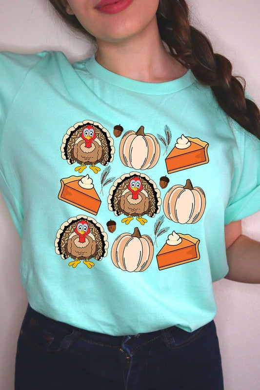 TURKEY AND PIE UNISEX SHORT SLEEVE