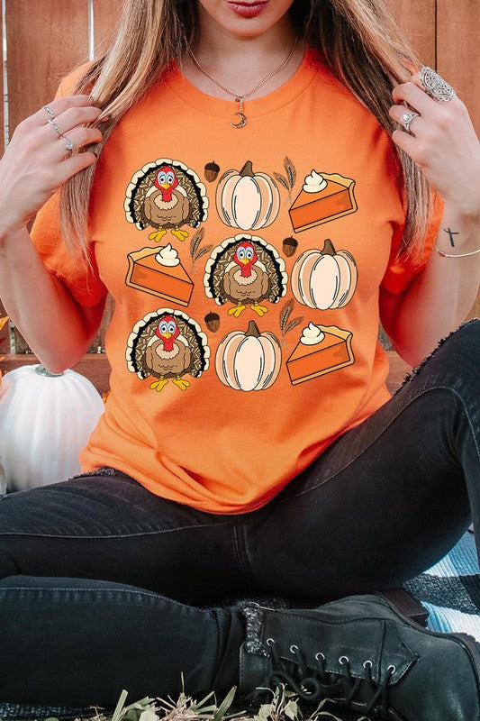 TURKEY AND PIE UNISEX SHORT SLEEVE