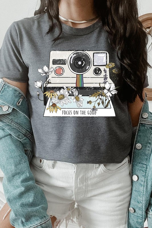 Focus On The Good Motivation Graphic Tee