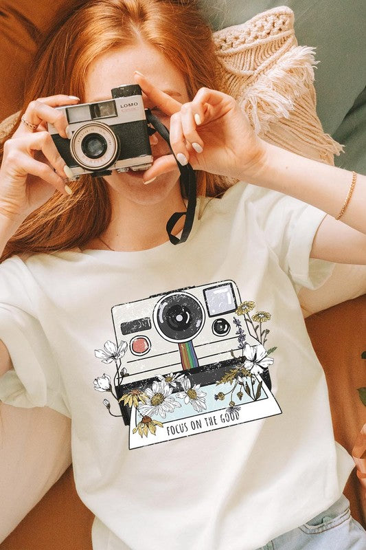 Focus On The Good Motivation Graphic Tee