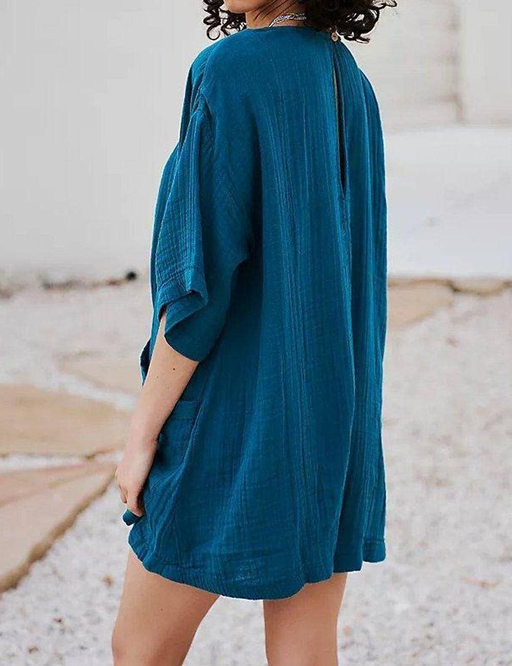 Gauze Sleeved Romper