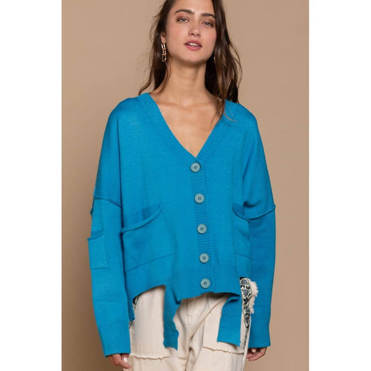 POL CUT IT OUT CARDIGAN
