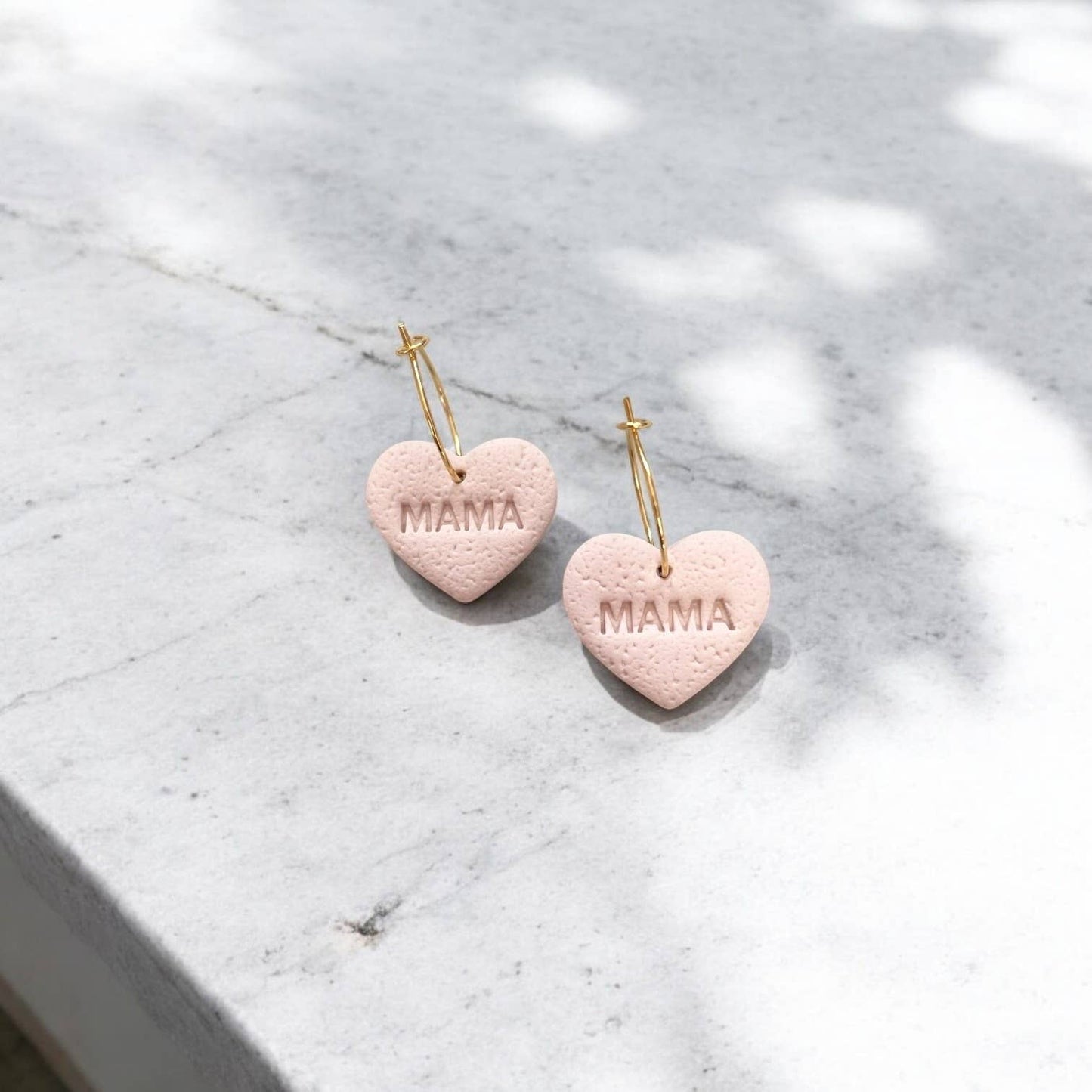 Hot Mama  | Hoops with Polymer Clay Charm