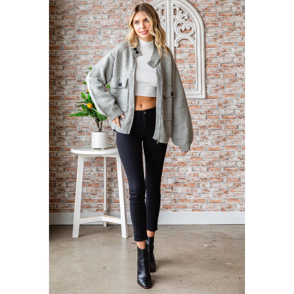 APPLE GREEN Cardigan